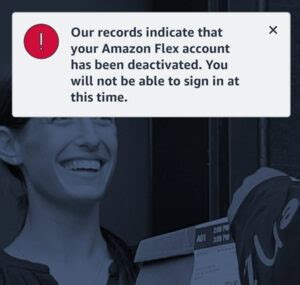 deactivated amazon flex|More.